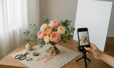 Buchetele de flori și fotografia de Instagram: cum le pregătești pentru camera foto?